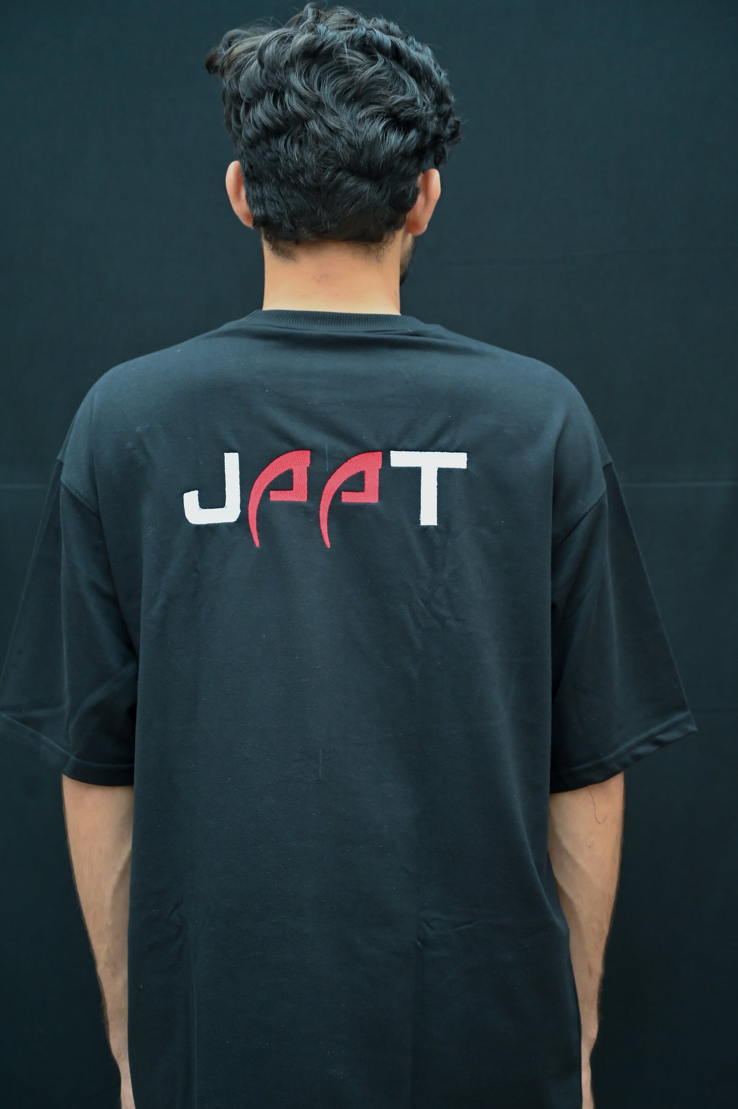“JAAT” Horned Embroidery -T-Shirt