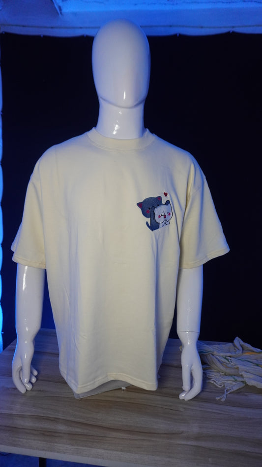 teddy print t shirt
