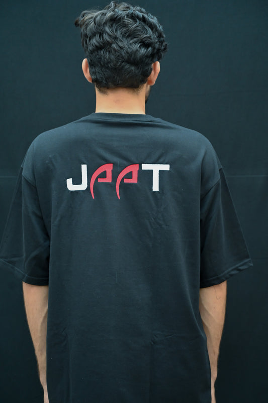 “JAAT” Horned Embroidery -T-Shirt